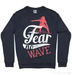 Bluza ADLER barbat Fear no wave Denim inchis