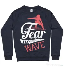 Bluza ADLER barbat Fear no wave Denim inchis
