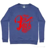 Bluza ADLER barbat Fuck yeah Albastru melanj