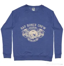 Bluza ADLER barbat Grim reaper Albastru melanj