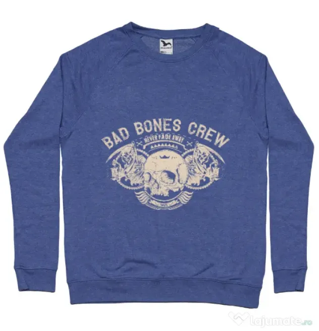 Bluza ADLER barbat Grim reaper Albastru melanj