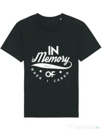 Tricou STANLEY STELLA barbat In memory of when I cared Negru