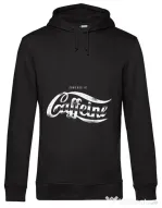Hoodie barbat cu gluga Powered by caffeine Negru