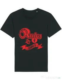 Tricou STANLEY STELLA barbat Rules are for fools Negru