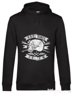 Hoodie barbat cu gluga Skull symbol Negru
