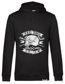 Hoodie barbat cu gluga Skull symbol Negru