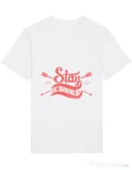 Tricou STANLEY STELLA barbat Stay wild Alb