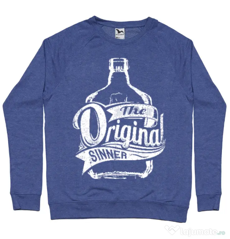 Bluza ADLER barbat The original sinner Albastru melanj