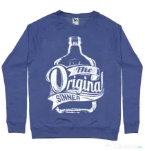 Bluza ADLER barbat The original sinner Albastru melanj