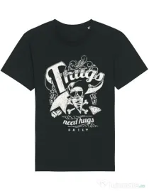 Tricou STANLEY STELLA barbat Thugs need hugs Negru
