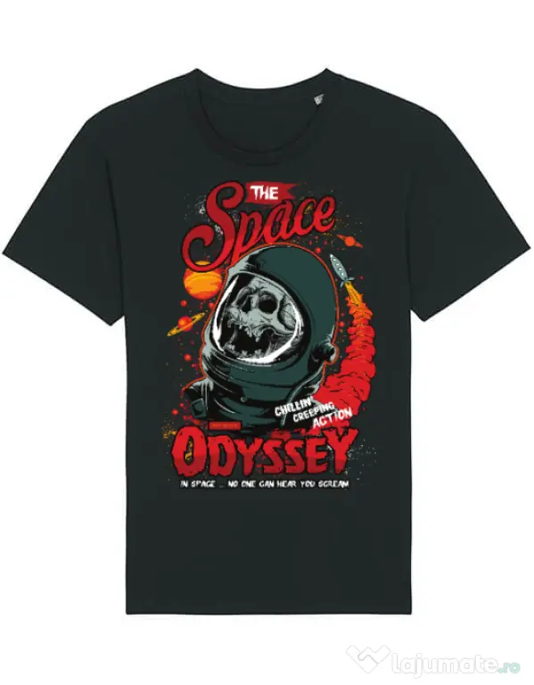 Tricou STANLEY STELLA barbat The space odyssey Negru