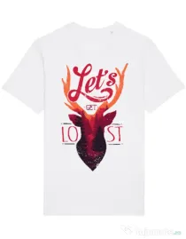 Tricou STANLEY STELLA barbat Lets get lost Alb