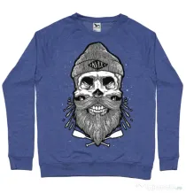 Bluza ADLER barbat Kult Albastru melanj