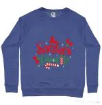 Bluza ADLER barbat Santas favorite Albastru melanj