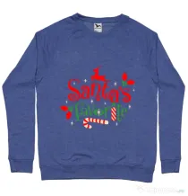 Bluza ADLER barbat Santas favorite Albastru melanj