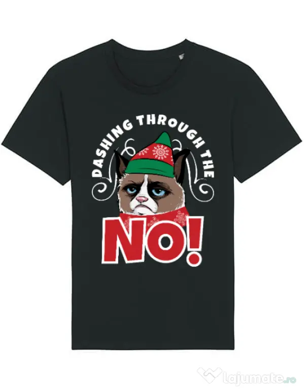 Tricou STANLEY STELLA barbat Dashing through the no Negru