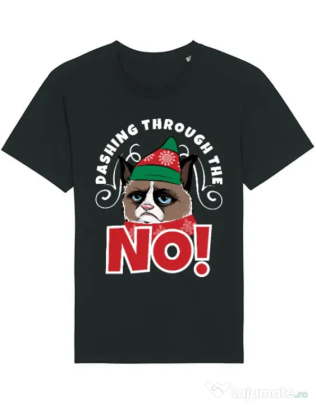 Tricou STANLEY STELLA barbat Dashing through the no Negru