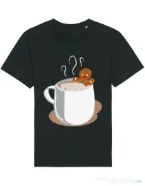 Tricou STANLEY STELLA barbat Gingerbread man Negru