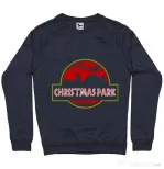 Bluza ADLER barbat Christmas park Denim inchis