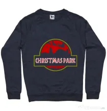 Bluza ADLER barbat Christmas park Denim inchis