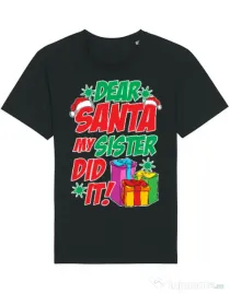 Tricou STANLEY STELLA barbat My sister did it Negru