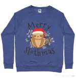 Bluza ADLER barbat Merry slothmas Albastru melanj