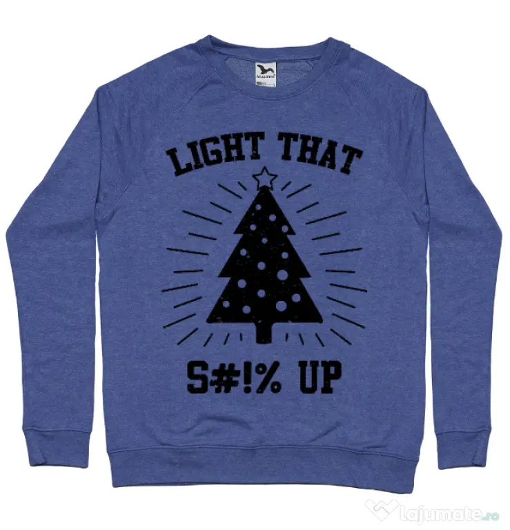 Bluza ADLER barbat Light that up Albastru melanj