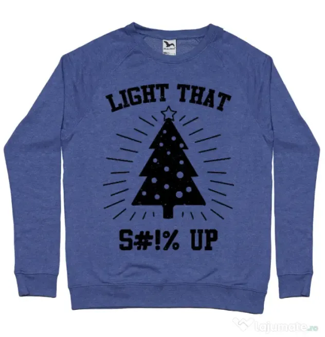 Bluza ADLER barbat Light that up Albastru melanj