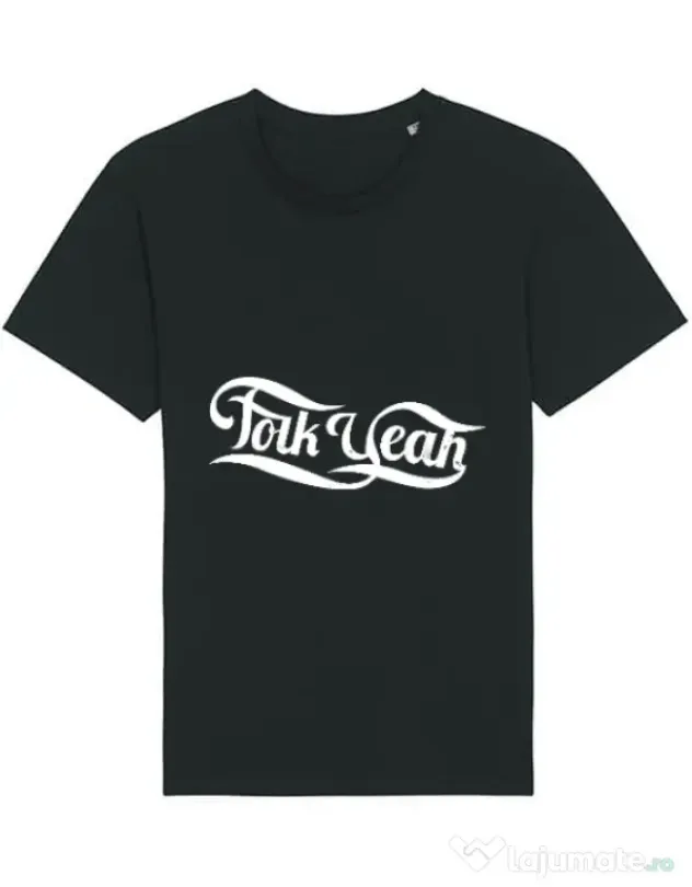 Tricou STANLEY STELLA barbat Folk yeah Negru