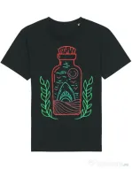 Tricou STANLEY STELLA barbat Shark in a bottle Negru