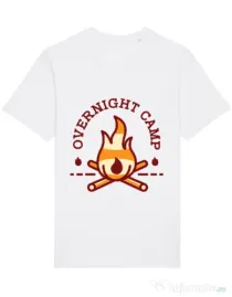 Tricou STANLEY STELLA barbat Overnight camp Alb