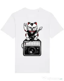Tricou STANLEY STELLA barbat Lets rock Alb
