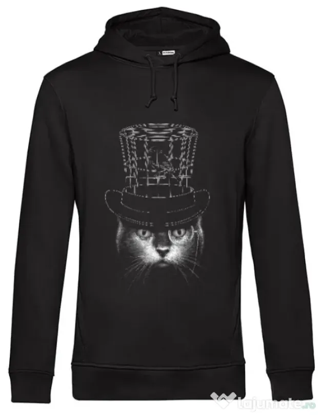 Hoodie barbat cu gluga Under my hat Negru