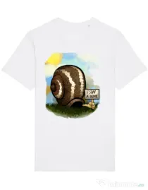 Tricou STANLEY STELLA barbat I stay home 2 Alb
