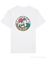 Tricou STANLEY STELLA barbat Skull and beach Alb