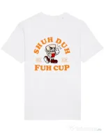 Tricou STANLEY STELLA barbat Shut the fuh cup Alb