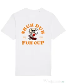 Tricou STANLEY STELLA barbat Shut the fuh cup Alb
