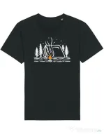 Tricou STANLEY STELLA barbat Tent lines Negru