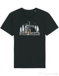 Tricou STANLEY STELLA barbat Tent lines Negru