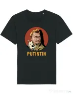 Tricou STANLEY STELLA barbat Putin Tin Negru