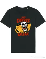 Tricou STANLEY STELLA barbat Coffee break Negru
