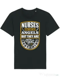 Tricou STANLEY STELLA barbat Angel nurses Negru
