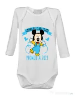 Baby body Absolvire Mickey Mouse Alb