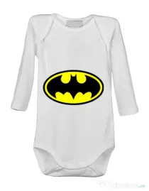 Baby body Batman Alb