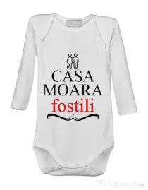 Baby body Casa moara fostili Alb
