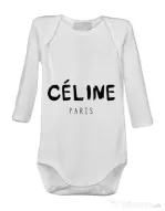 Baby body Celine paris Alb