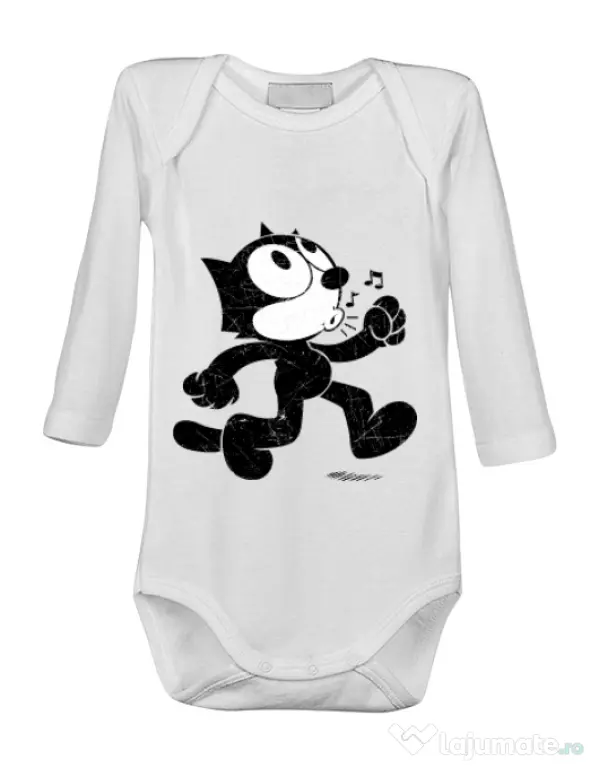 Baby body Felix the cat Alb