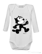Baby body Felix the cat Alb