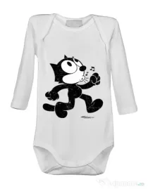 Baby body Felix the cat Alb
