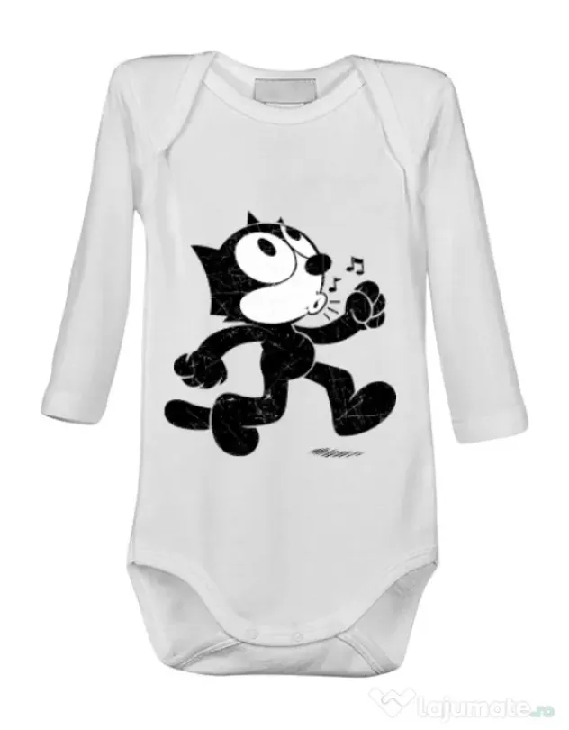 Baby body Felix the cat Alb